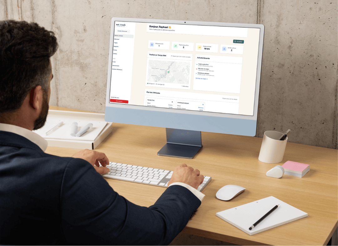Interface desktop - Tableau de bord principal