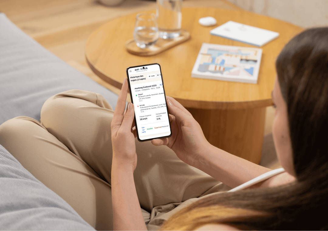 Application mobile - Historique des trajets